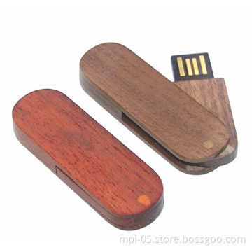Hot sale wooden USB flash drive, portable